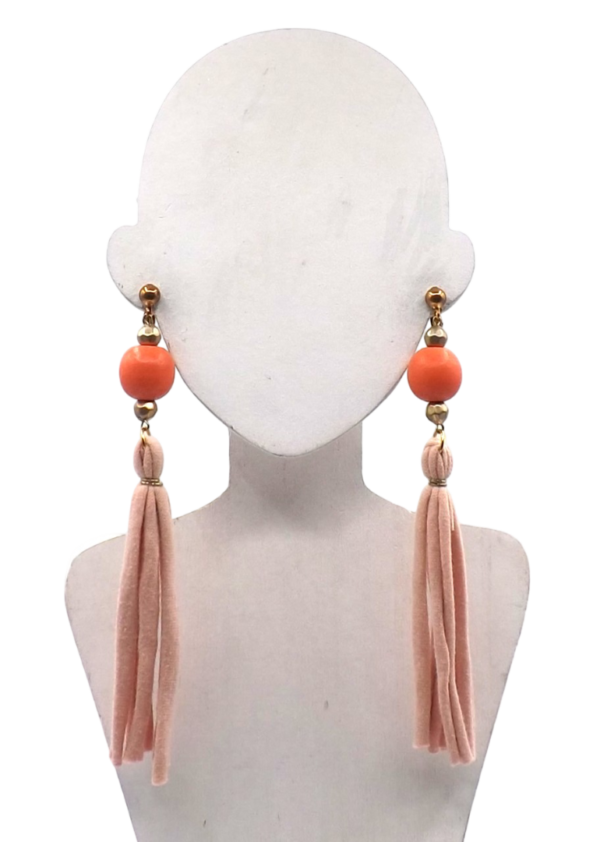Peach Bead Drops