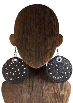 Brown Leather Drops